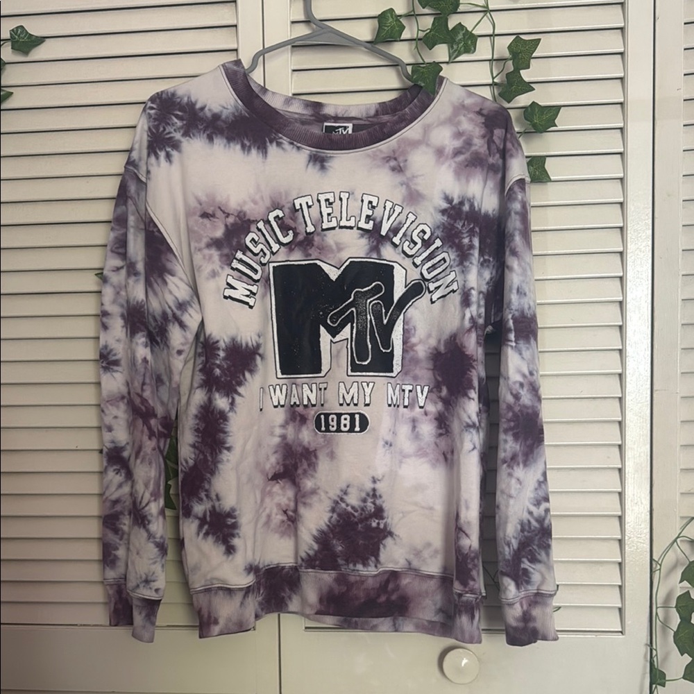 🌺MTV Tie-Dye Sweatshirt